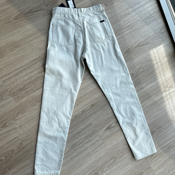 SAINT LAURENT SLIM-FIT JEANS
CHALK WHITE DENIM - Picture 5 of 8